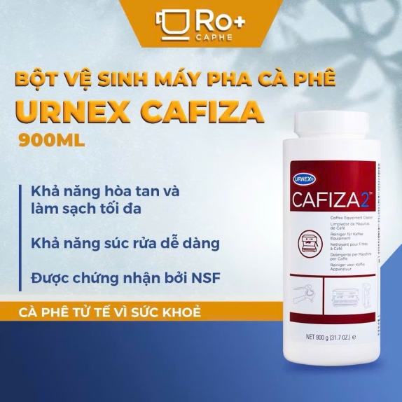 Bột vệ sinh máy pha cà phê URNEX CAFIZA 900ml